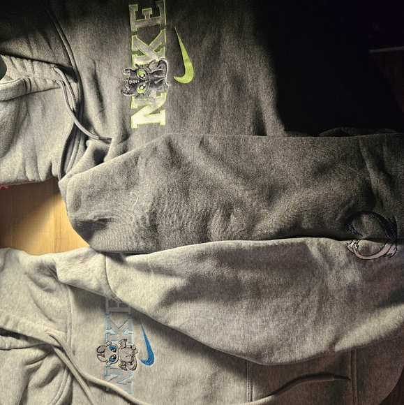 Embroidery custom matching hoodies - Picture 5 of 6